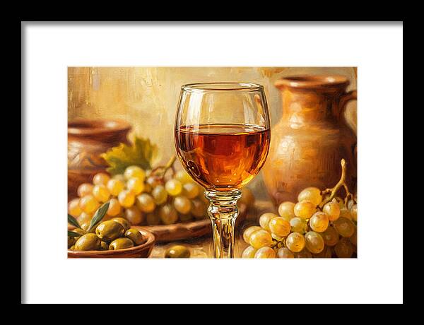 Mediterranean Wine Still Life