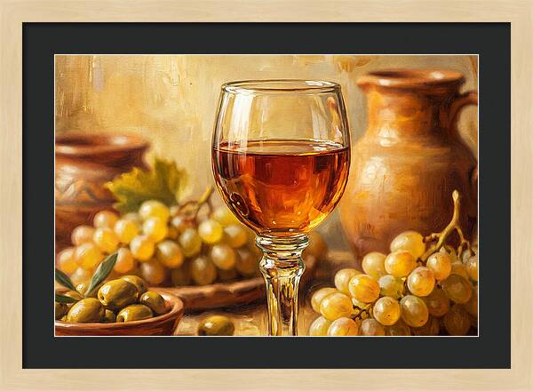 Mediterranean Wine Still Life