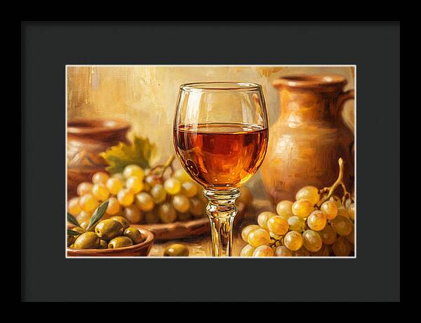Mediterranean Wine Still Life