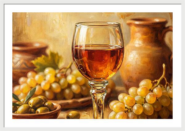 Mediterranean Wine Still Life