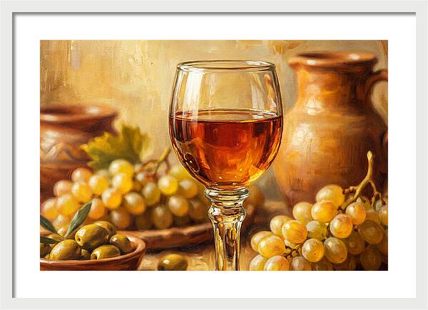 Mediterranean Wine Still Life
