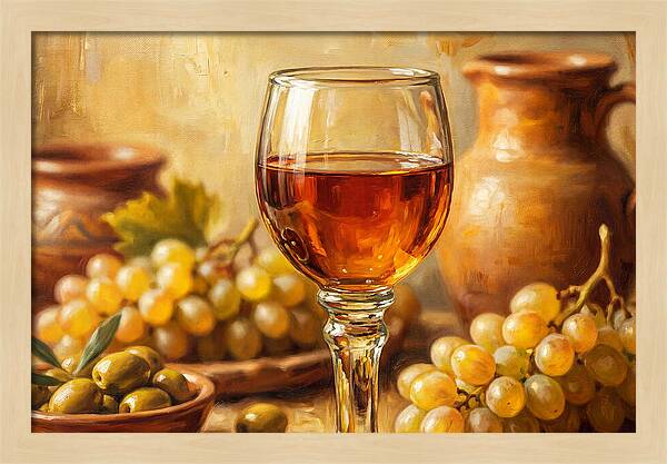 Mediterranean Wine Still Life
