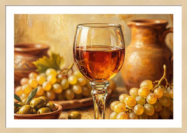Mediterranean Wine Still Life