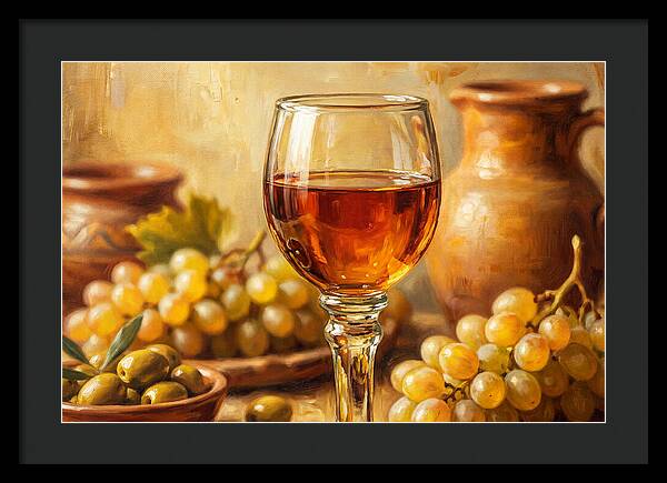 Mediterranean Wine Still Life