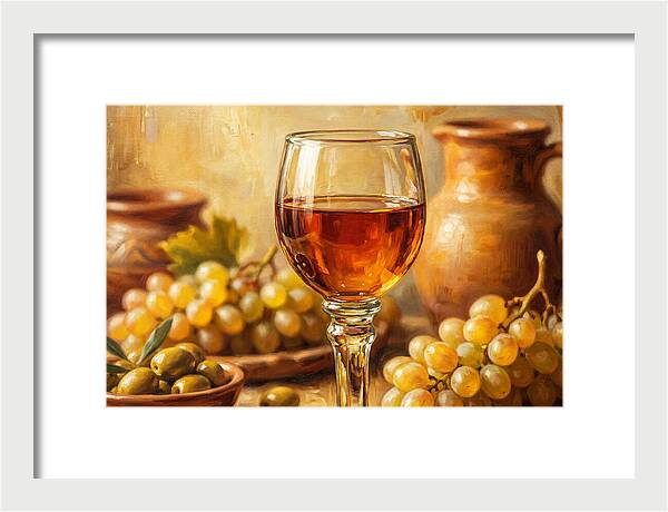 Mediterranean Wine Still Life