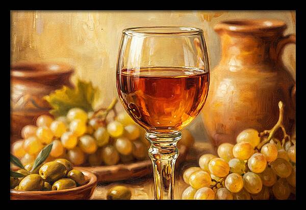 Mediterranean Wine Still Life