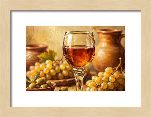 Mediterranean Wine Still Life