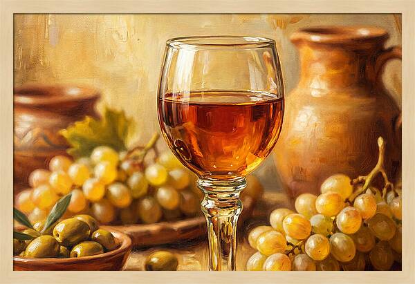Mediterranean Wine Still Life