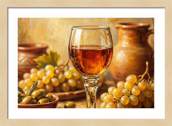 Mediterranean Wine Still Life