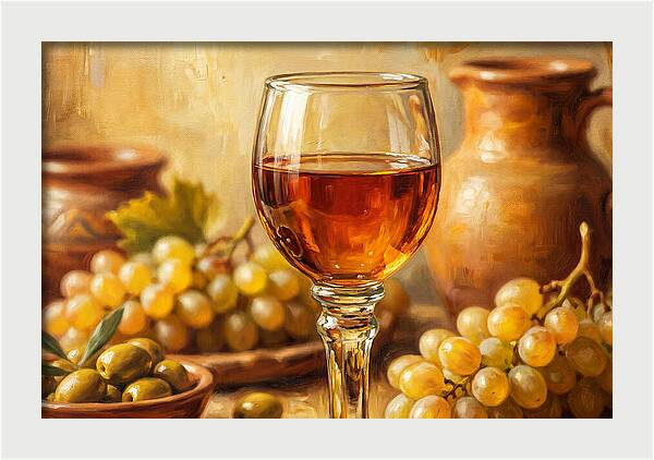 Mediterranean Wine Still Life