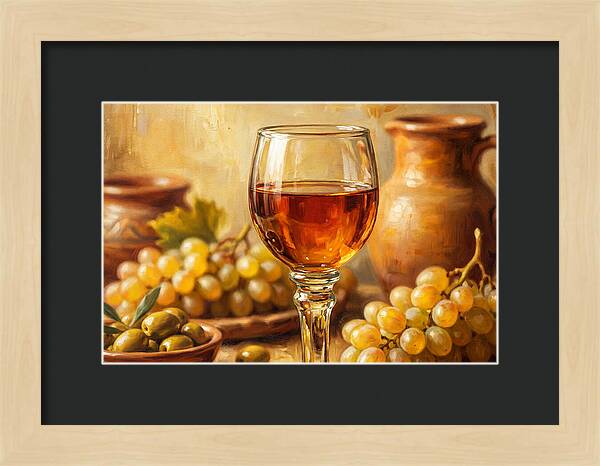 Mediterranean Wine Still Life