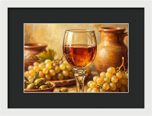 Mediterranean Wine Still Life
