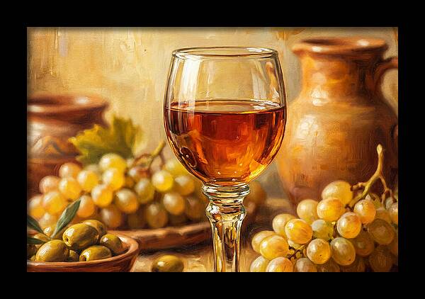 Mediterranean Wine Still Life