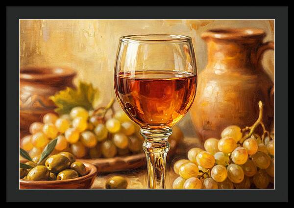 Mediterranean Wine Still Life