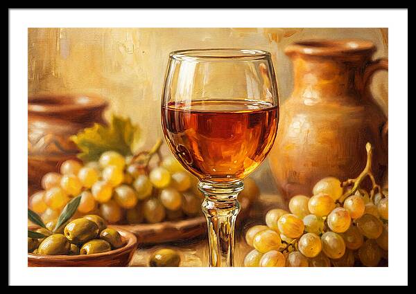 Mediterranean Wine Still Life