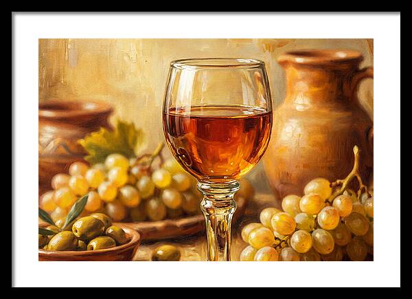 Mediterranean Wine Still Life
