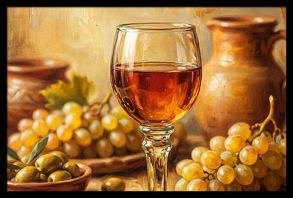 Mediterranean Wine Still Life
