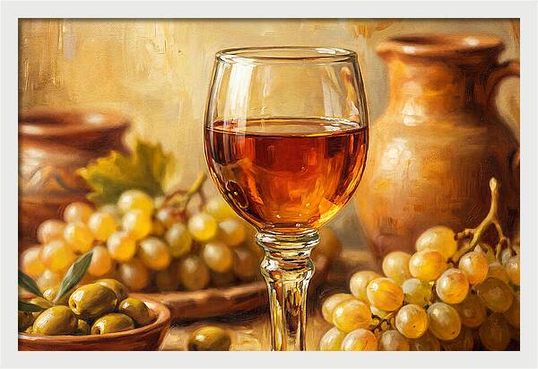 Mediterranean Wine Still Life