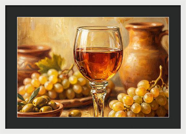 Mediterranean Wine Still Life
