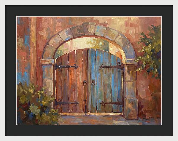 Mediterranean Wooden Gate