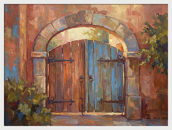 Mediterranean Wooden Gate