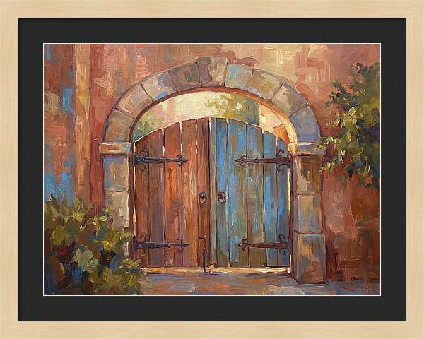 Mediterranean Wooden Gate