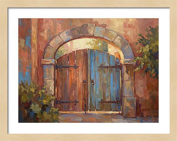 Mediterranean Wooden Gate