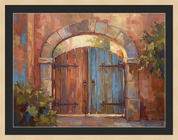 Mediterranean Wooden Gate