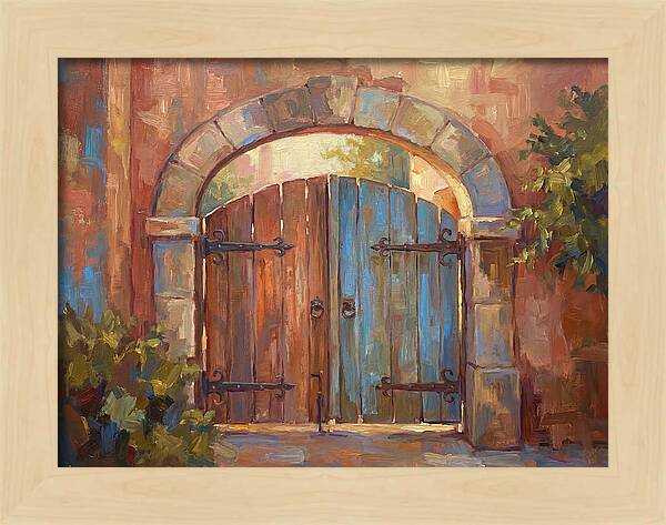 Mediterranean Wooden Gate