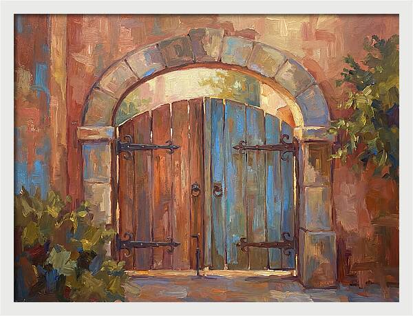 Mediterranean Wooden Gate