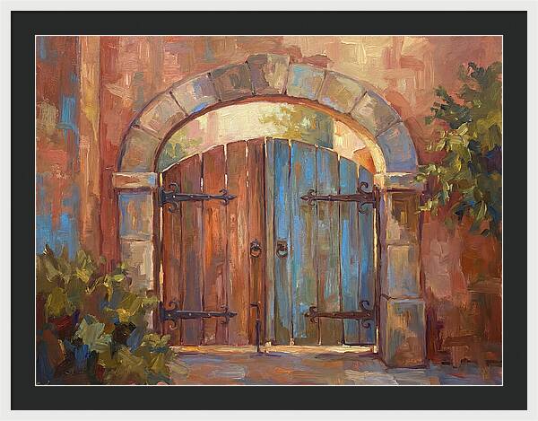 Mediterranean Wooden Gate