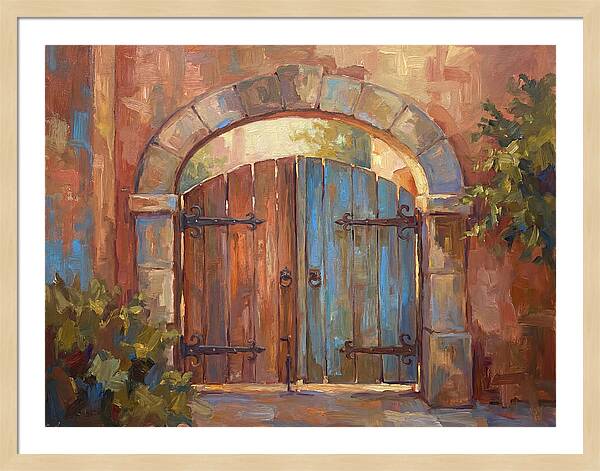 Mediterranean Wooden Gate