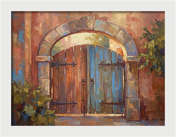 Mediterranean Wooden Gate