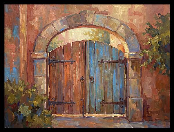 Mediterranean Wooden Gate