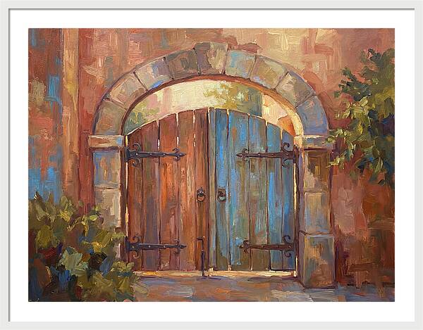 Mediterranean Wooden Gate