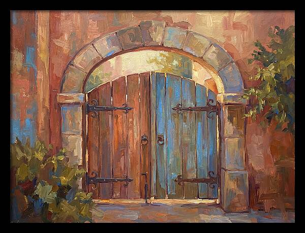 Mediterranean Wooden Gate