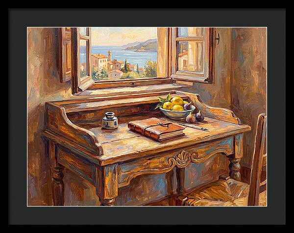 Mediterranean Writing Desk View