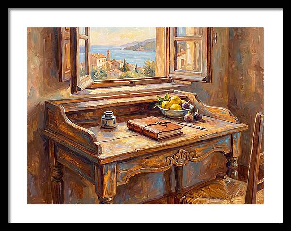 Mediterranean Writing Desk View
