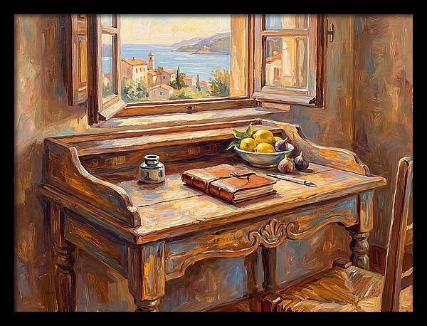 Mediterranean Writing Desk View