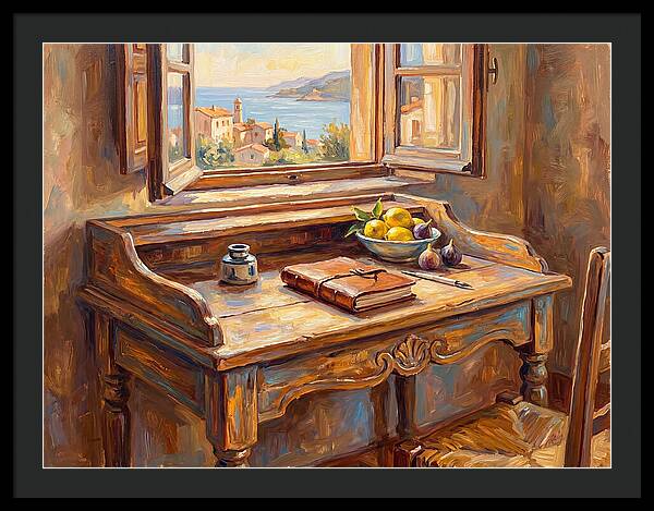 Mediterranean Writing Desk View