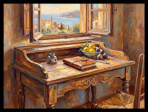 Mediterranean Writing Desk View