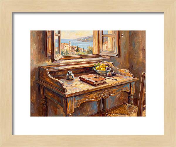 Mediterranean Writing Desk View