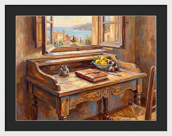 Mediterranean Writing Desk View