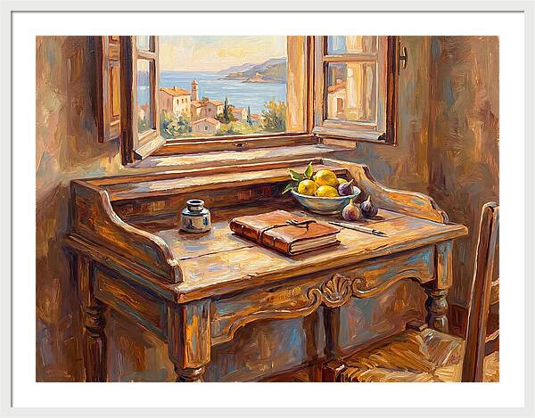 Mediterranean Writing Desk View