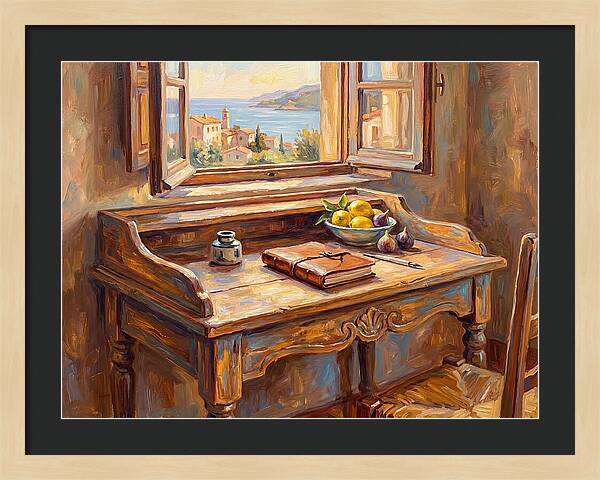 Mediterranean Writing Desk View