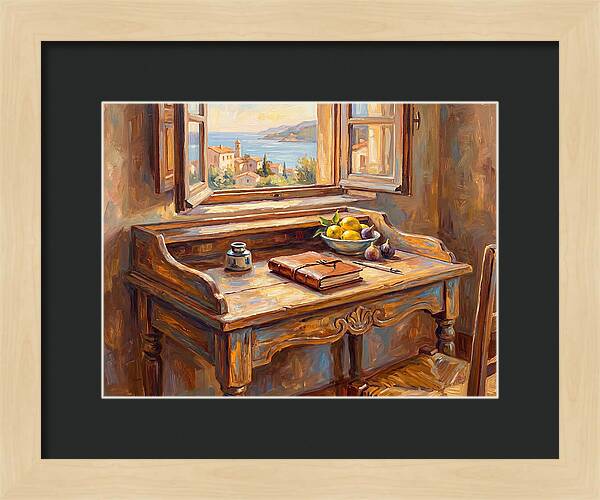 Mediterranean Writing Desk View