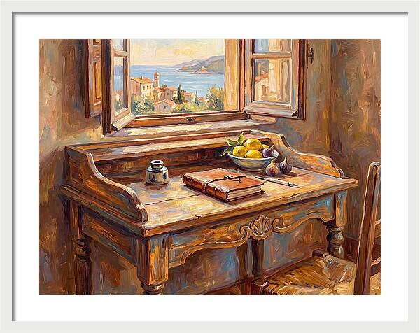 Mediterranean Writing Desk View