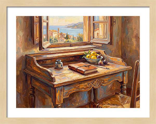 Mediterranean Writing Desk View