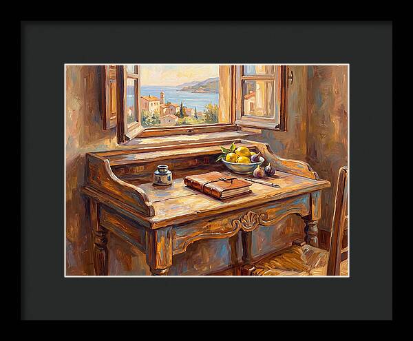 Mediterranean Writing Desk View