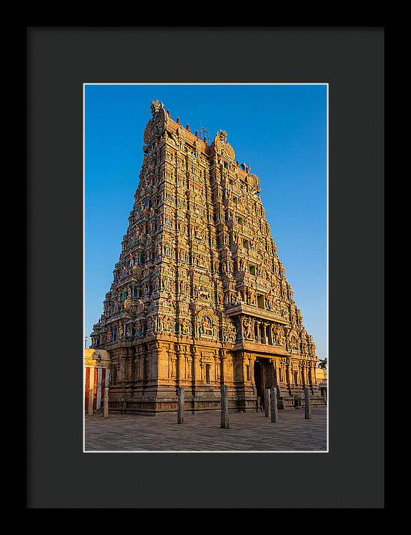 Meenakshi Amman Temple Gopuram At Golden Hour